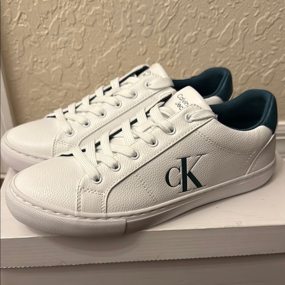 Calvin Klein Other - Calvin Klein Men’s White Sneakers 9 1/2